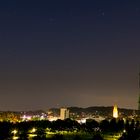 Blick über Castrop bei Nacht