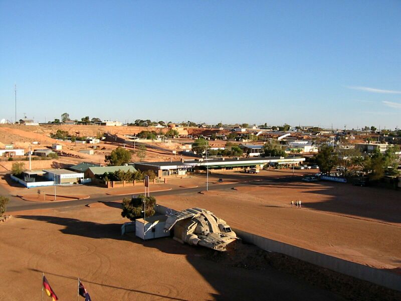 Blick über Coober Pedy