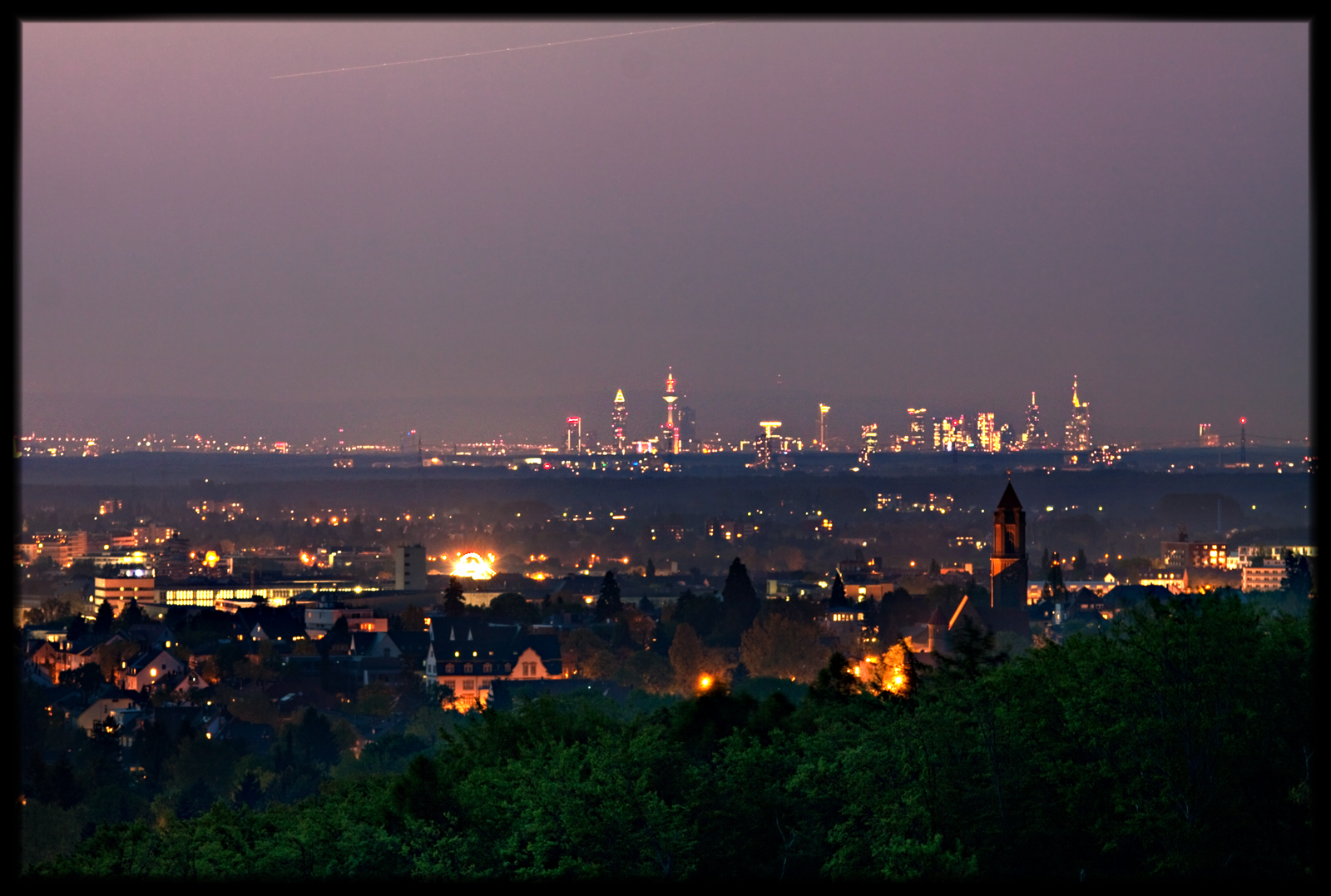 Blick über Darmstadt