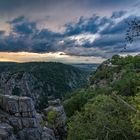 Blick über das Bodetal