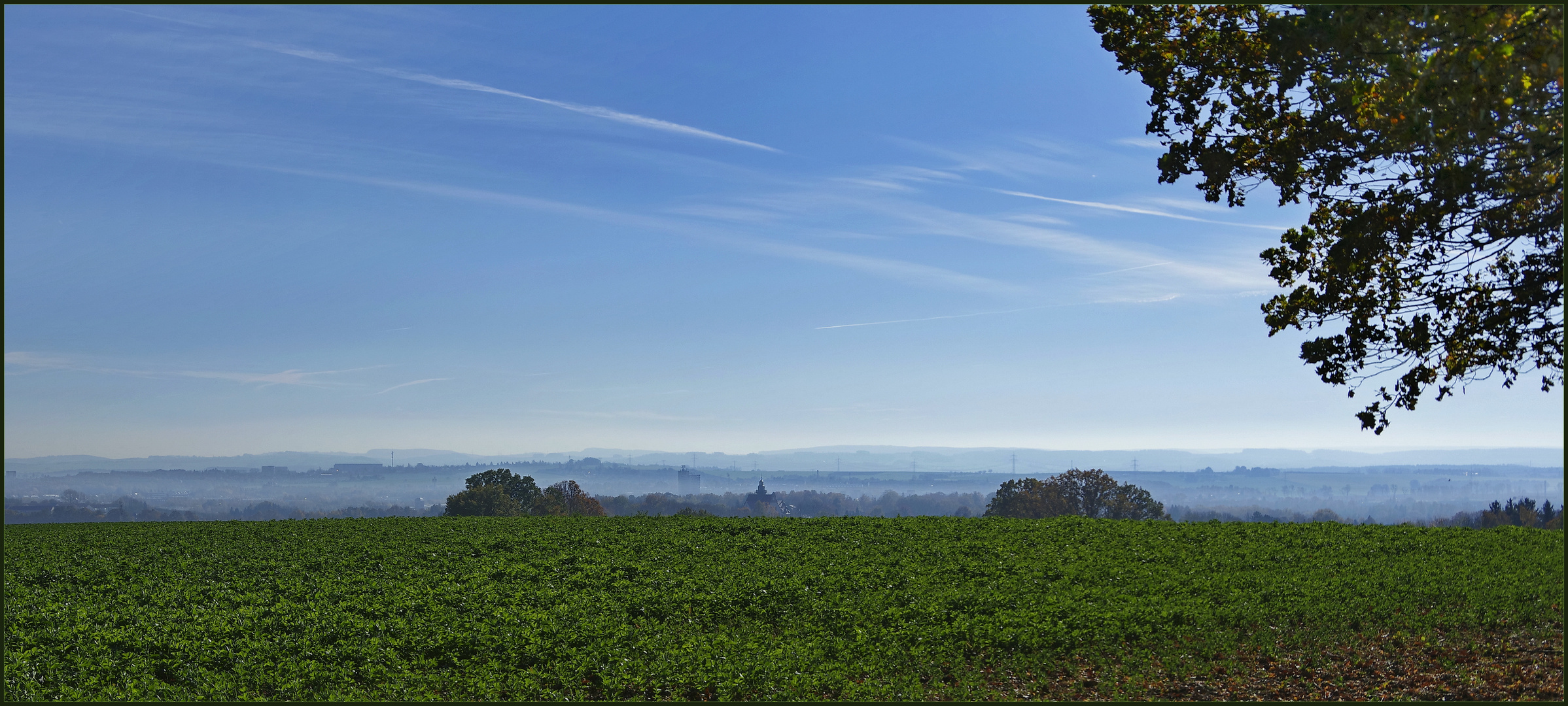 Blick über das Chemnitztal von Rabenstein aus