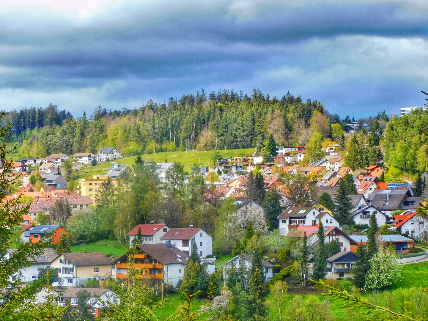 Blick über das Dorf