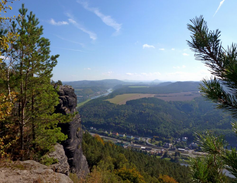 Blick über das Elbtal