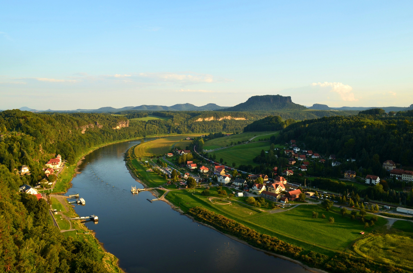 Blick über das Elbtal bei Rathen