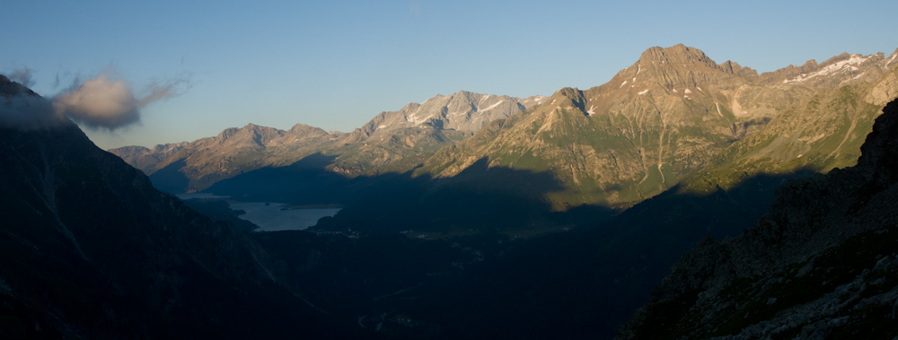 Blick über das Engadin