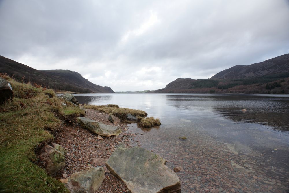 Blick über das Ennerdale Water nach Westen