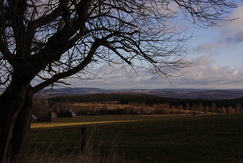 Blick über das Erzgebirge