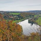 Blick über das herbstliche Ruhrtal bei Blankenstein