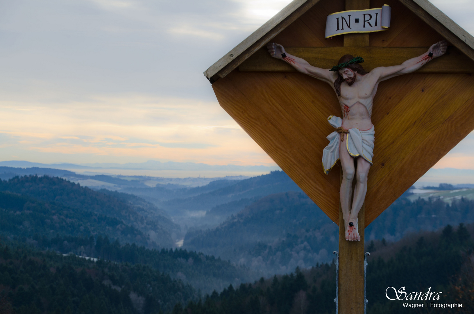 Blick über das Ilztal im Bayerischen Wald