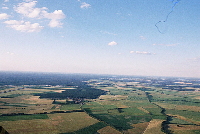 Blick über das Land Brandenburg