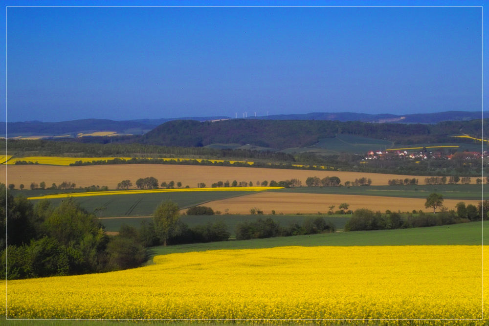 Blick über das Leinetal Richtung Solling