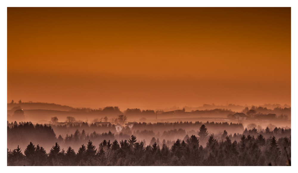 Blick über das niederbayerische Land