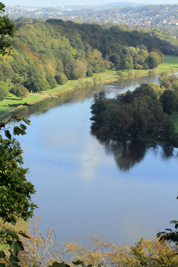 Blick über das Ruhrtal bei Blankenstein