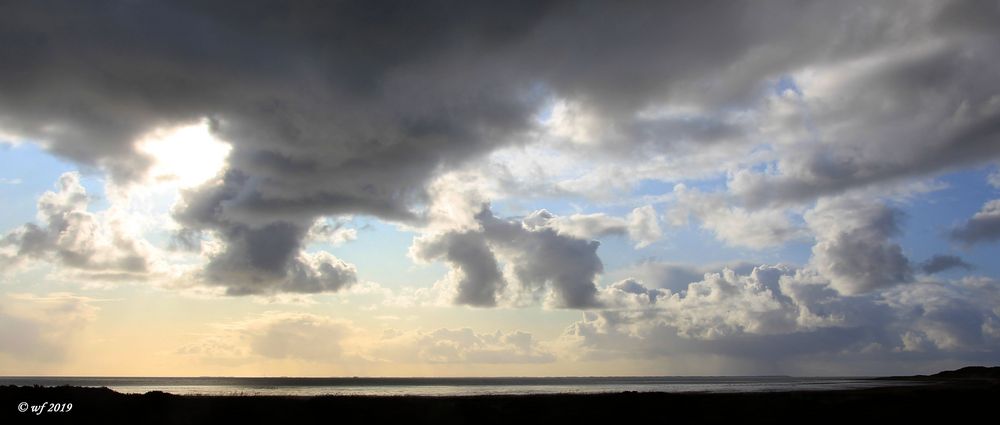 Blick über das Wattenmeer