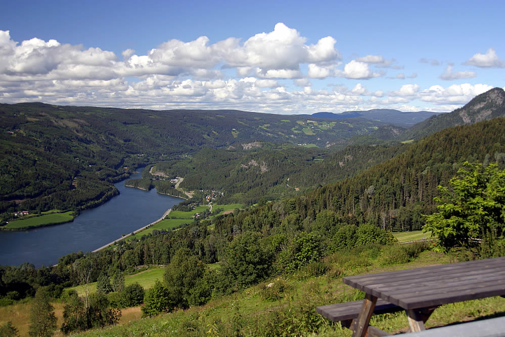 Blick über das Øyer Tal