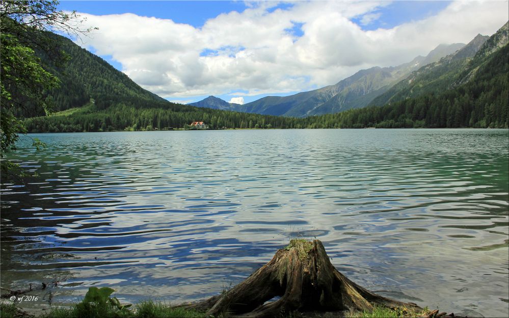 Blick über den Antholzer See