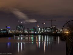 Blick über den Baakenhafen..........