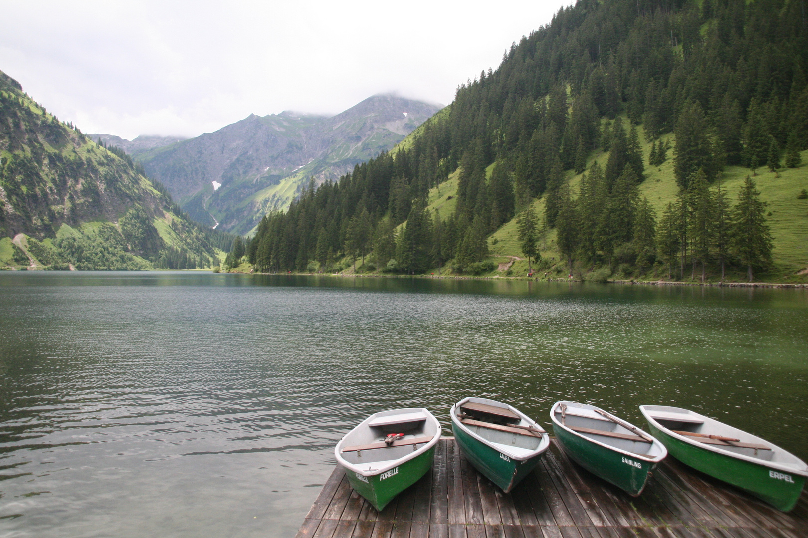 Blick über den Bergsee