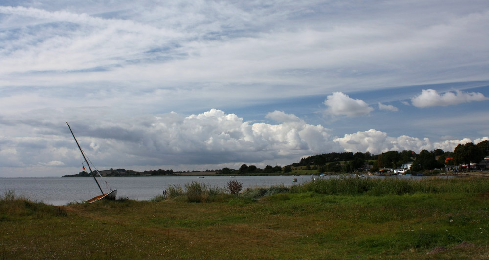 Blick über den Bodden vor Alt Reddevitz