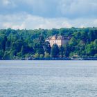 Blick über den Bodensee zur Insel Mainau