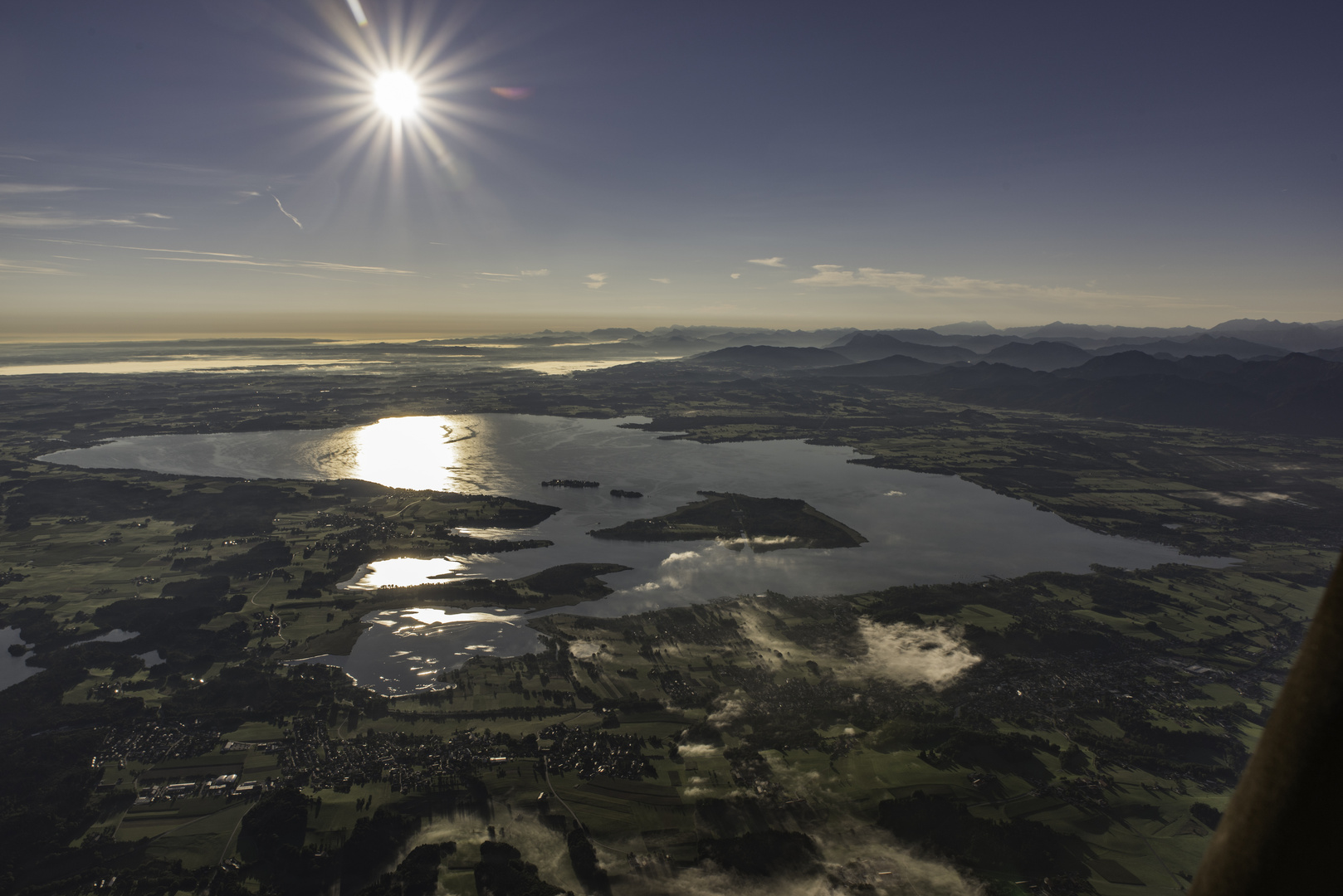 Blick über den Chiemsee