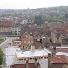 Blick über den Dächern von Sighisoara (Schäßburg) Mai 2005