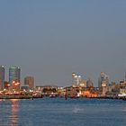 Blick über den Dubai Creek am Abend