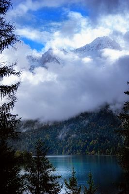 Blick über den Eibsee...
