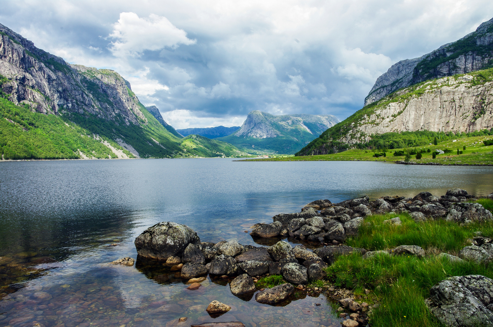 Blick über den Espedalsvatnet