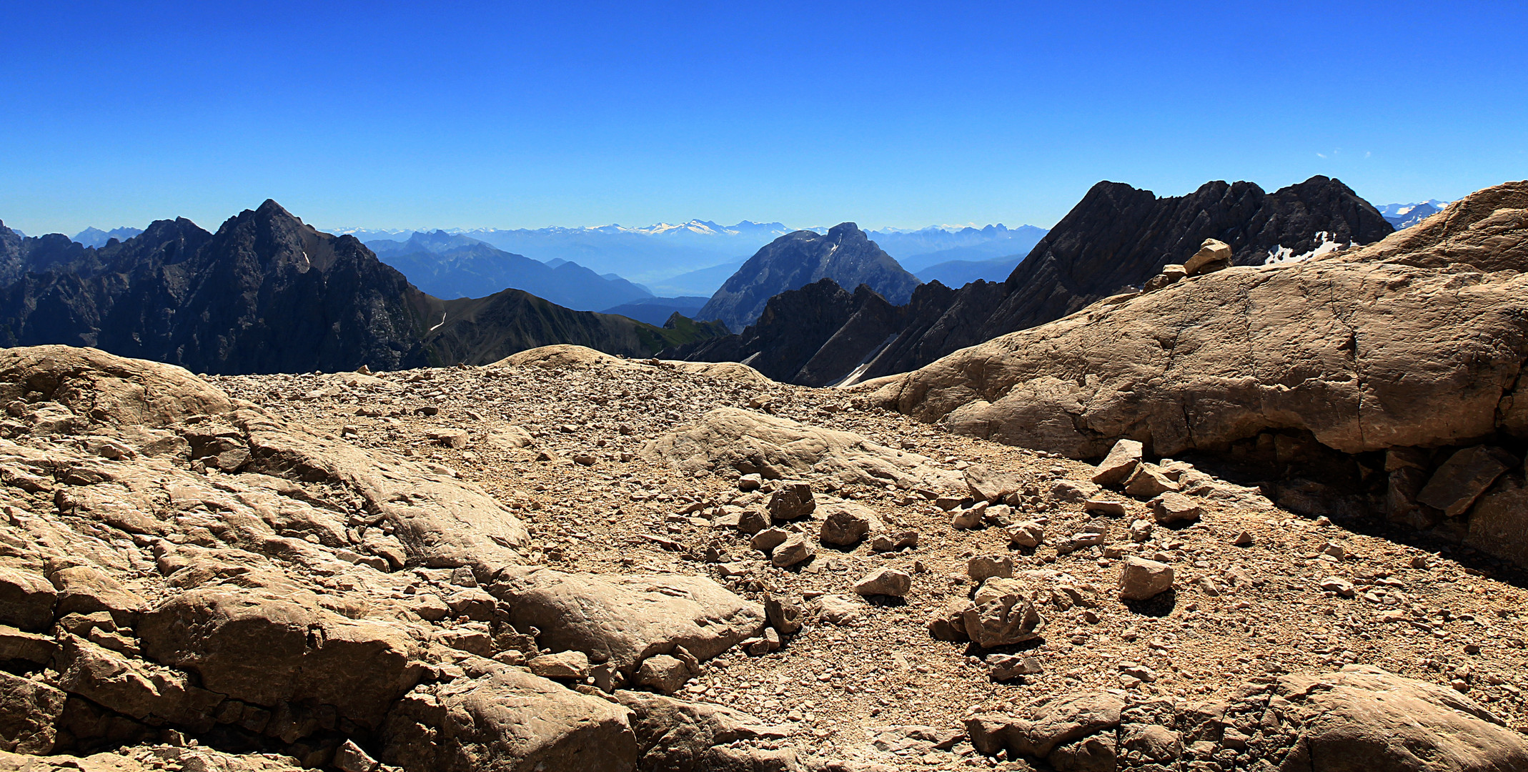 Blick über den Fels