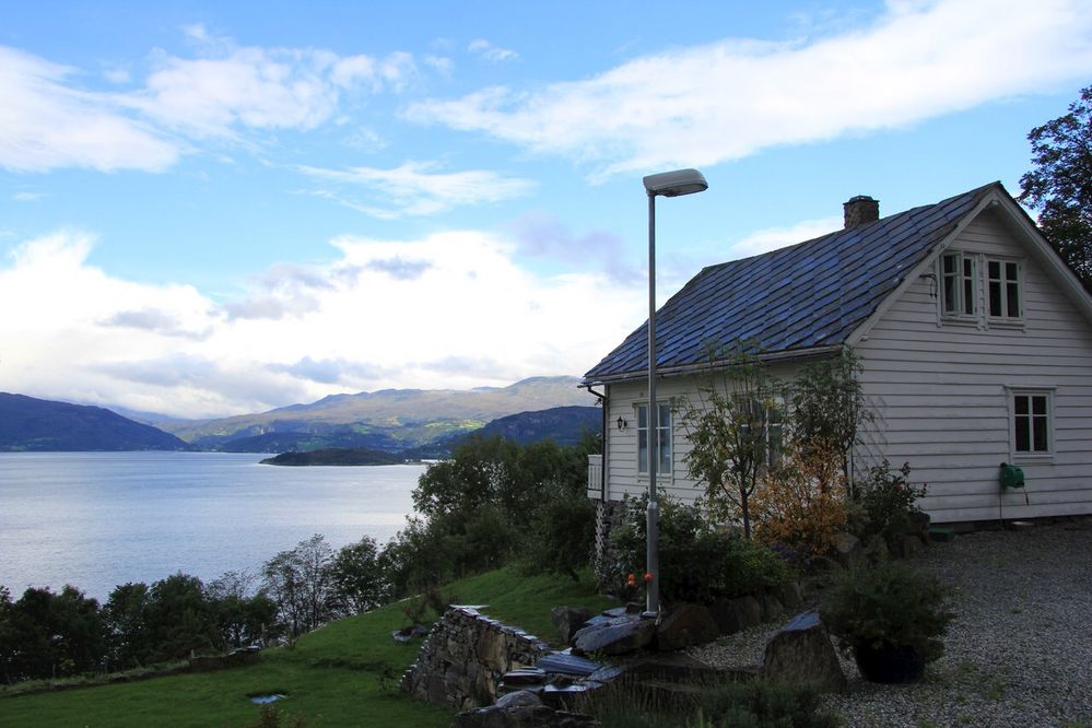 Blick über den Fjord