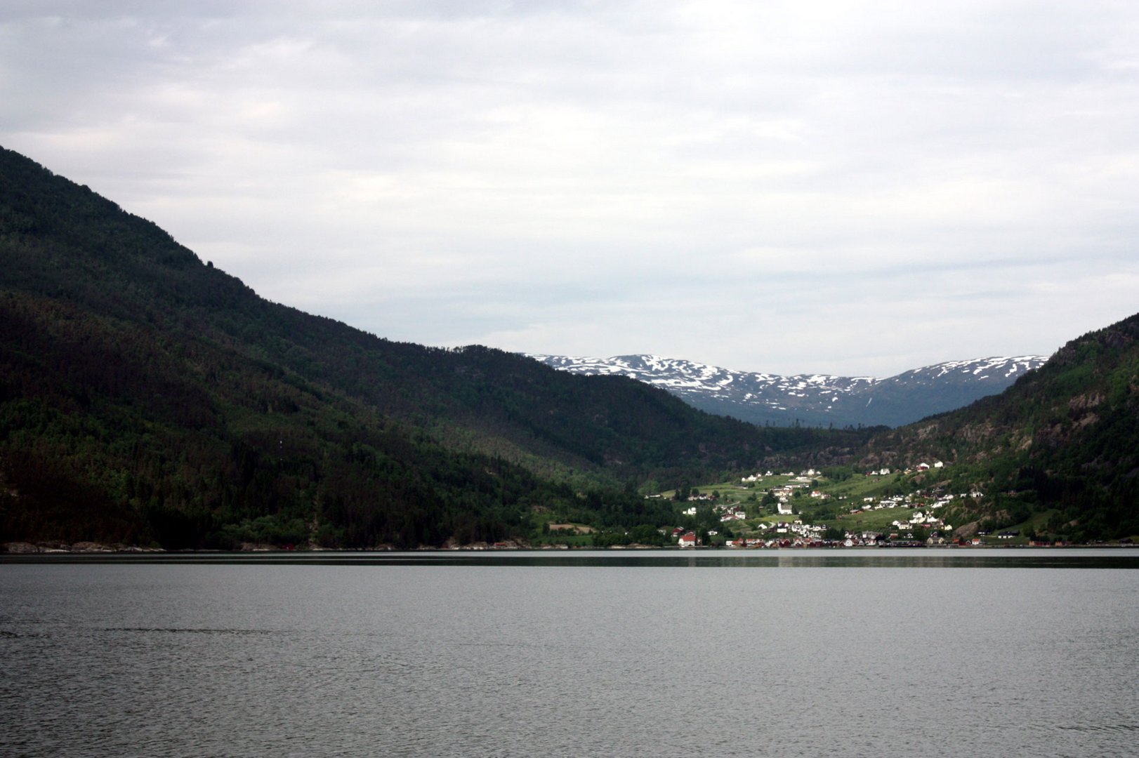 Blick über den Fjord