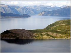 Blick über den Fjord...