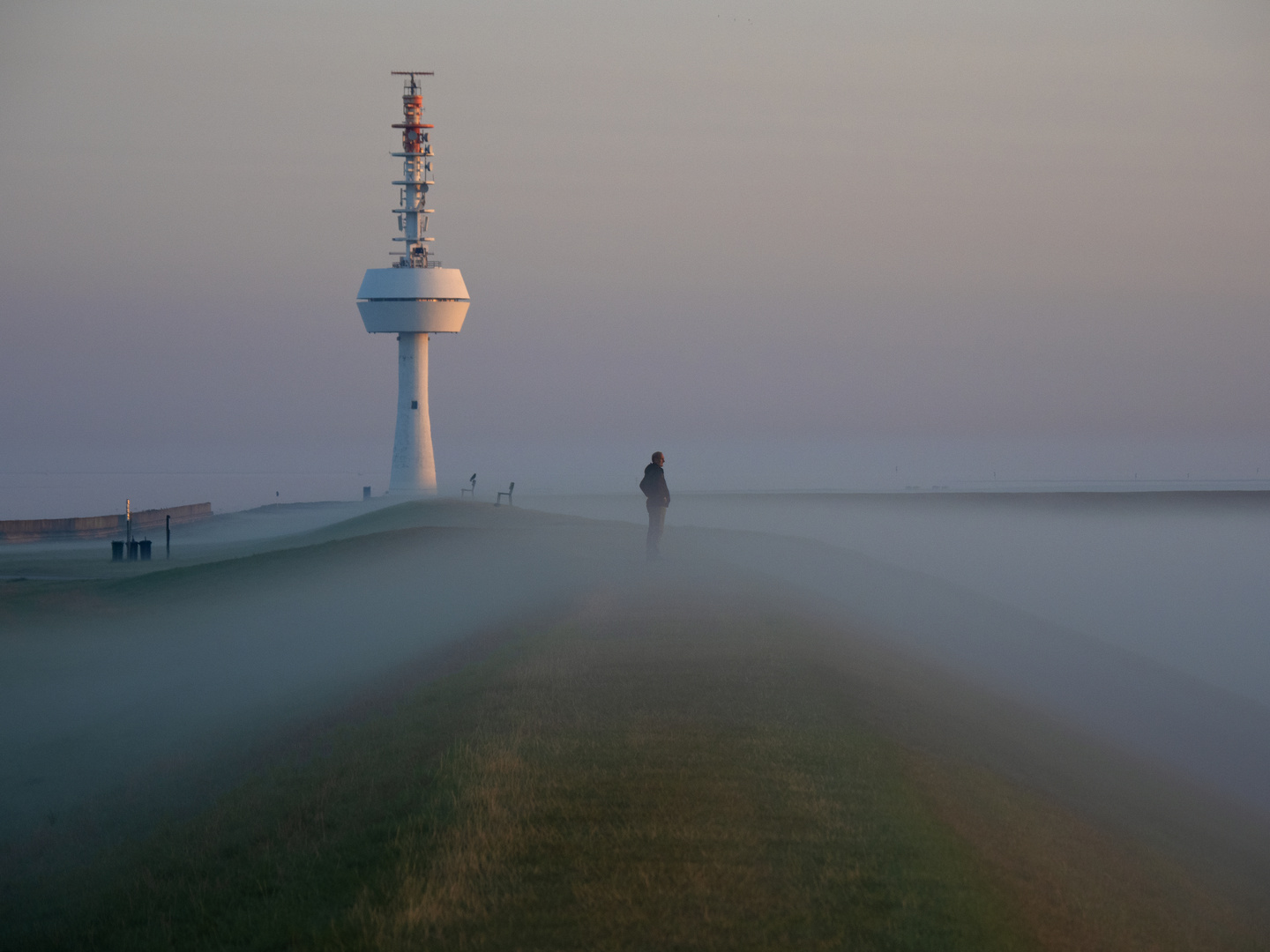 Blick über den Frühdunst