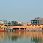 Blick über den Ganga Sagar in Janakpur