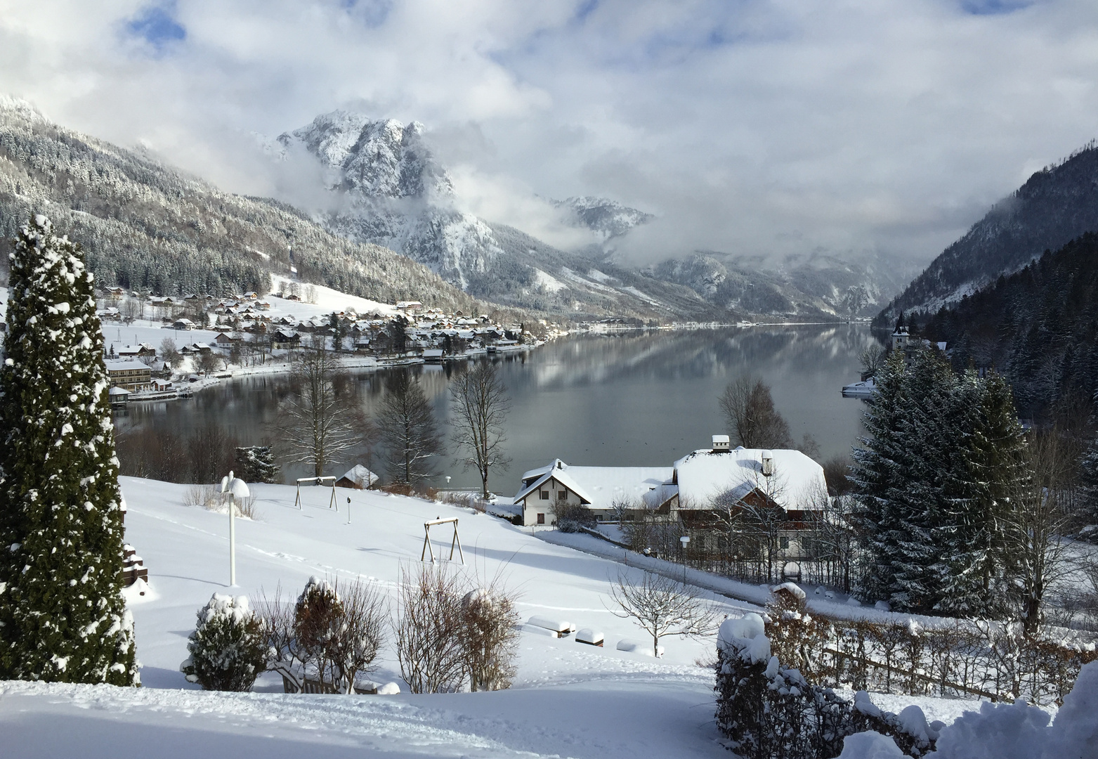 Blick über den Grundlsee 2015