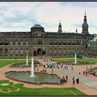 Blick über den Hof des Dresdner Zwinger