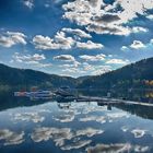 Blick über den Hohenwarte Stausee