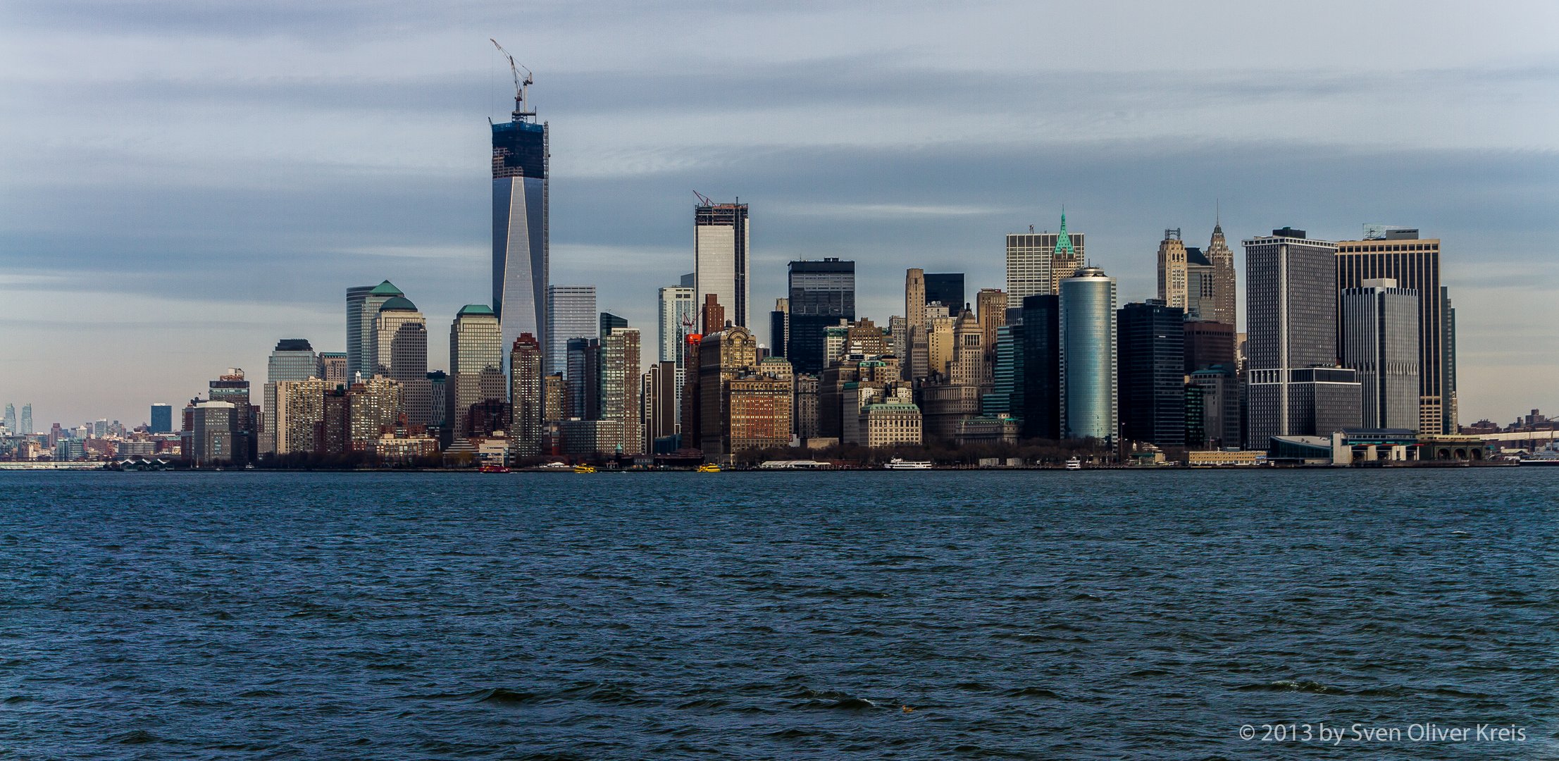 Blick über den Hudson River auf die Skyline 2