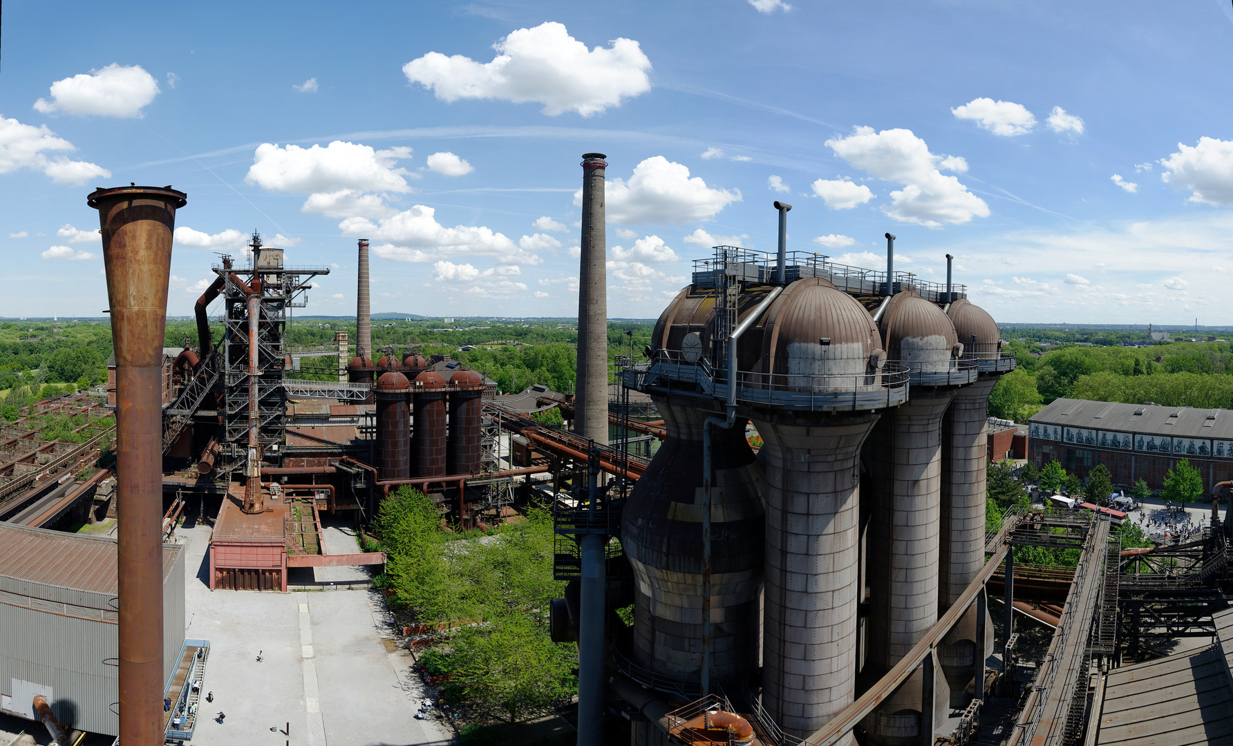 Blick über den Industriepark-Nord, Duisburg