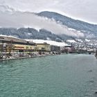 Blick über den Inn auf die Stadtgallerie Schwaz