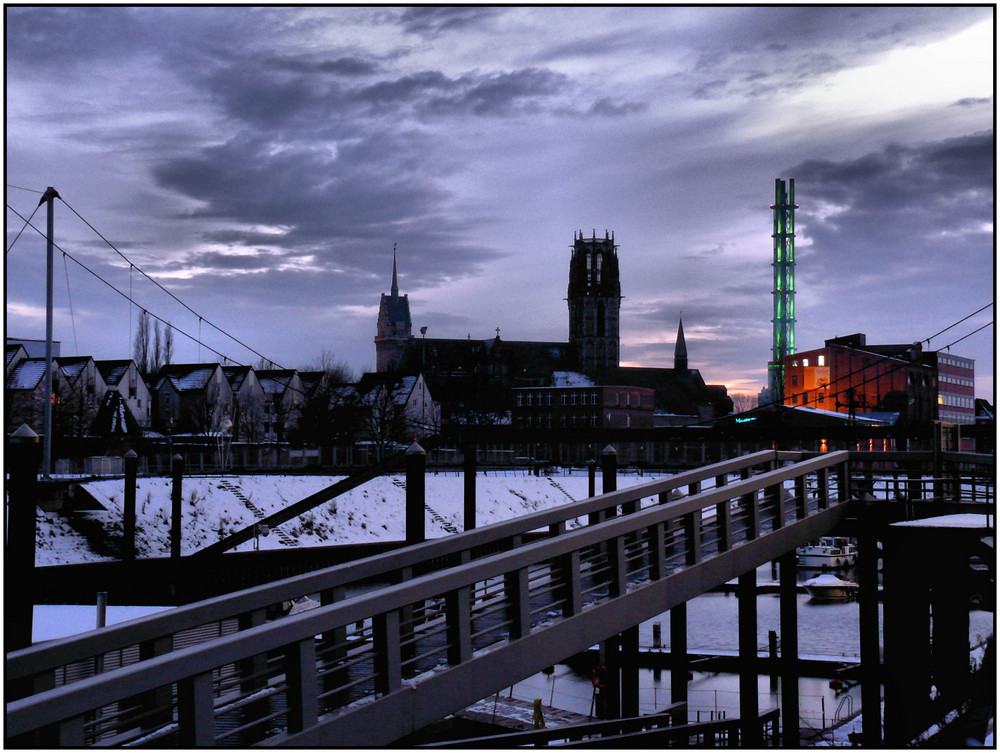 Blick über den Innenhafen