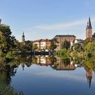 Blick über den Kleinen Teich in Altenburg