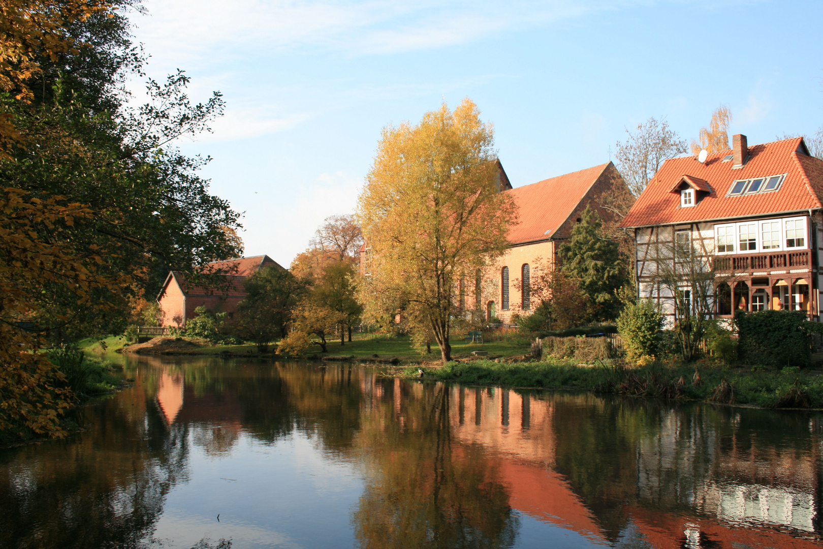 Blick über den Klosterteich 2