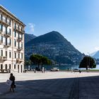 Blick über den Lago di Lugano zum Monte Brè...