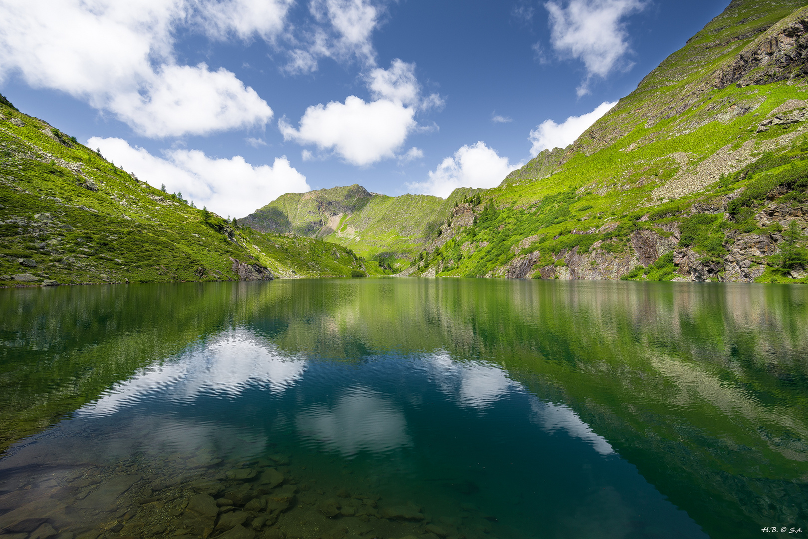 Blick über den Lanschitzsee 