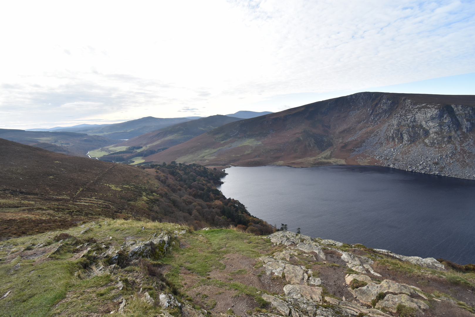 Blick über den Lough Tay - Wicklow Mountains