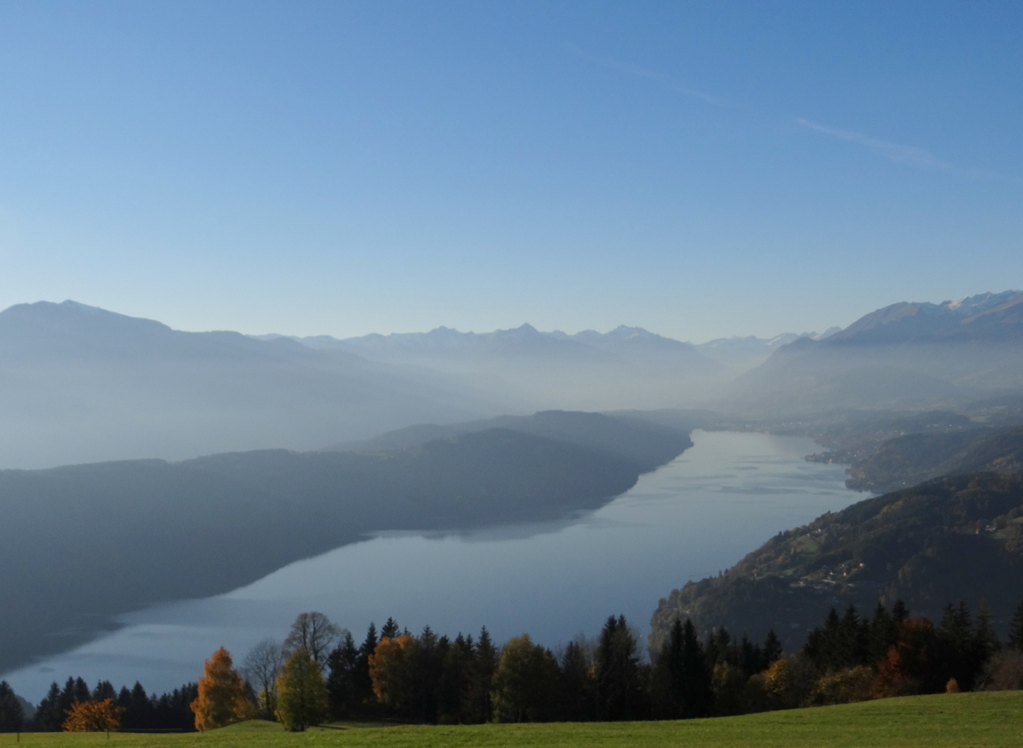 Blick über den Millstättersee