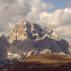 Blick über den Monte Piana auf die Hohe Gaisl ( Dolomiten)