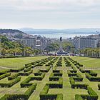 Blick über den Parque Eduardo VII in Lissabon